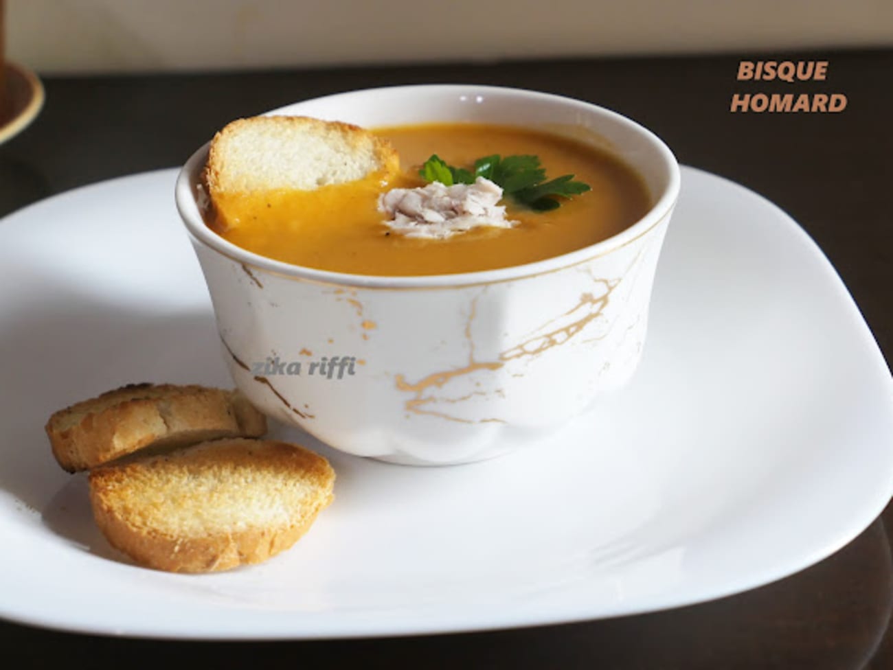 La bisque de homard une recette facile Recette par Zika