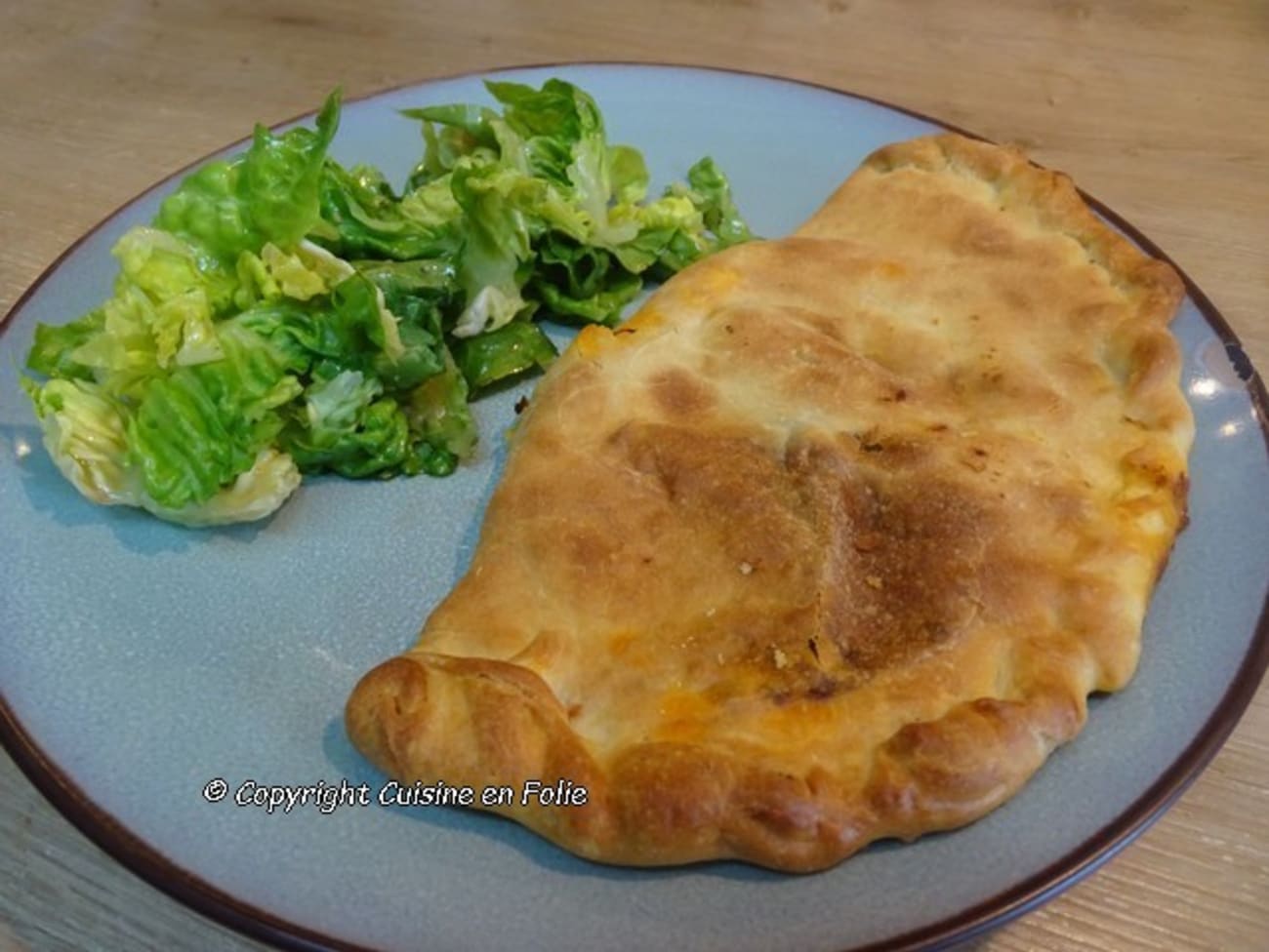 Pizza Calzone Ricotta, Prosciutto, mozzarella et basilic Recette par