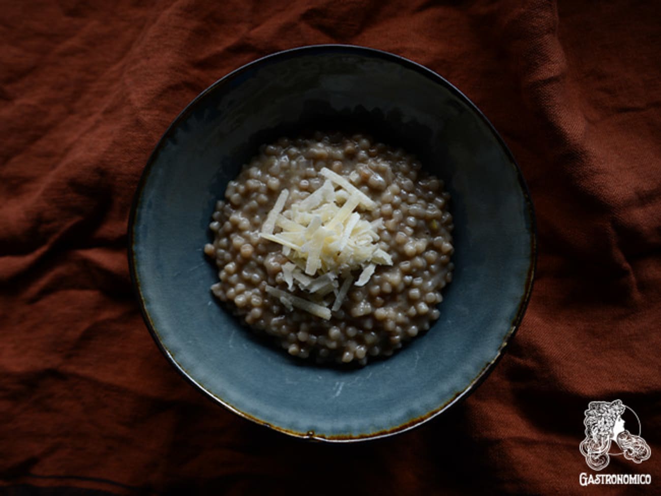 Risotto de Fregola Sarda typique de Sardaigne Recette par Gastronomico