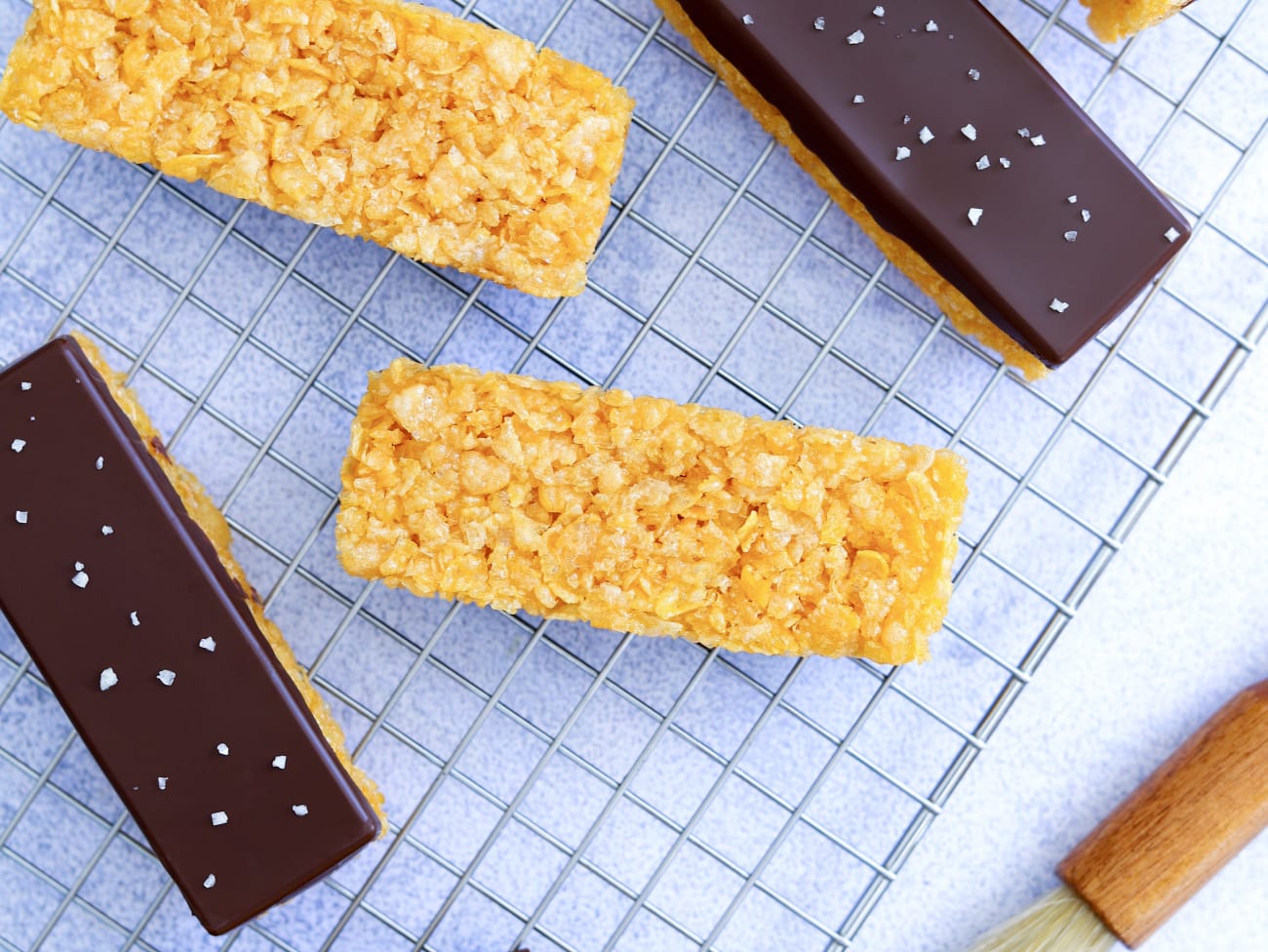 Barres de céréales et chocolat façon Sundy - Recette par Perle en sucre