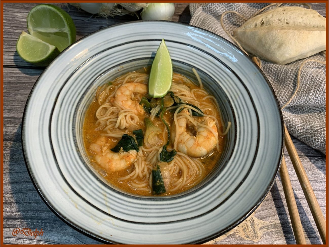 Bouillon de crevettes et nouilles chinoises au Cookeo Recette par Oh la gourmande