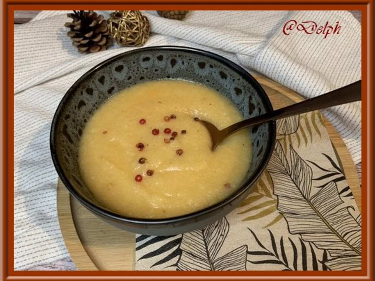 Soupe de chou fleur au curry