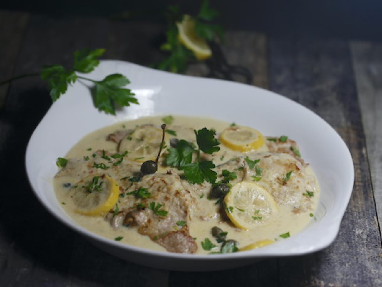 Escalope De Veau Au Citron Et Crème