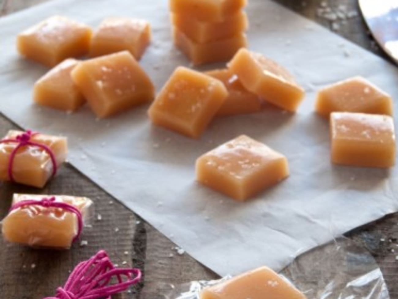 Caramels mous à la fleur de sel Recette par JuJuBe