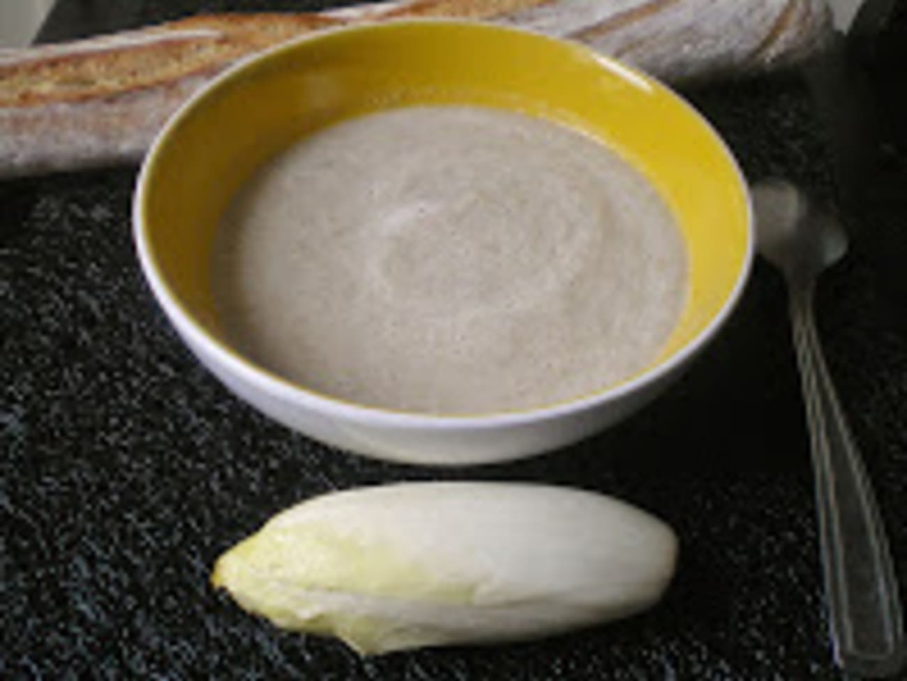 Soupe endives champignons sales
