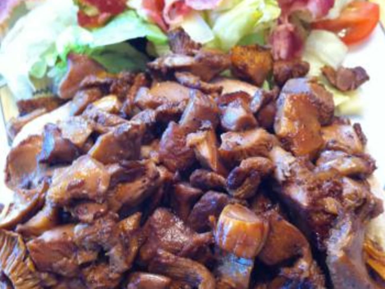 Toast chanterelles poêlées Recette par Aux désirs de Manon