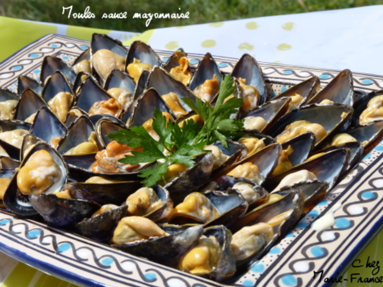 Moules sauce safran, en mini cuillères - Recettes de cuisine Ôdélices