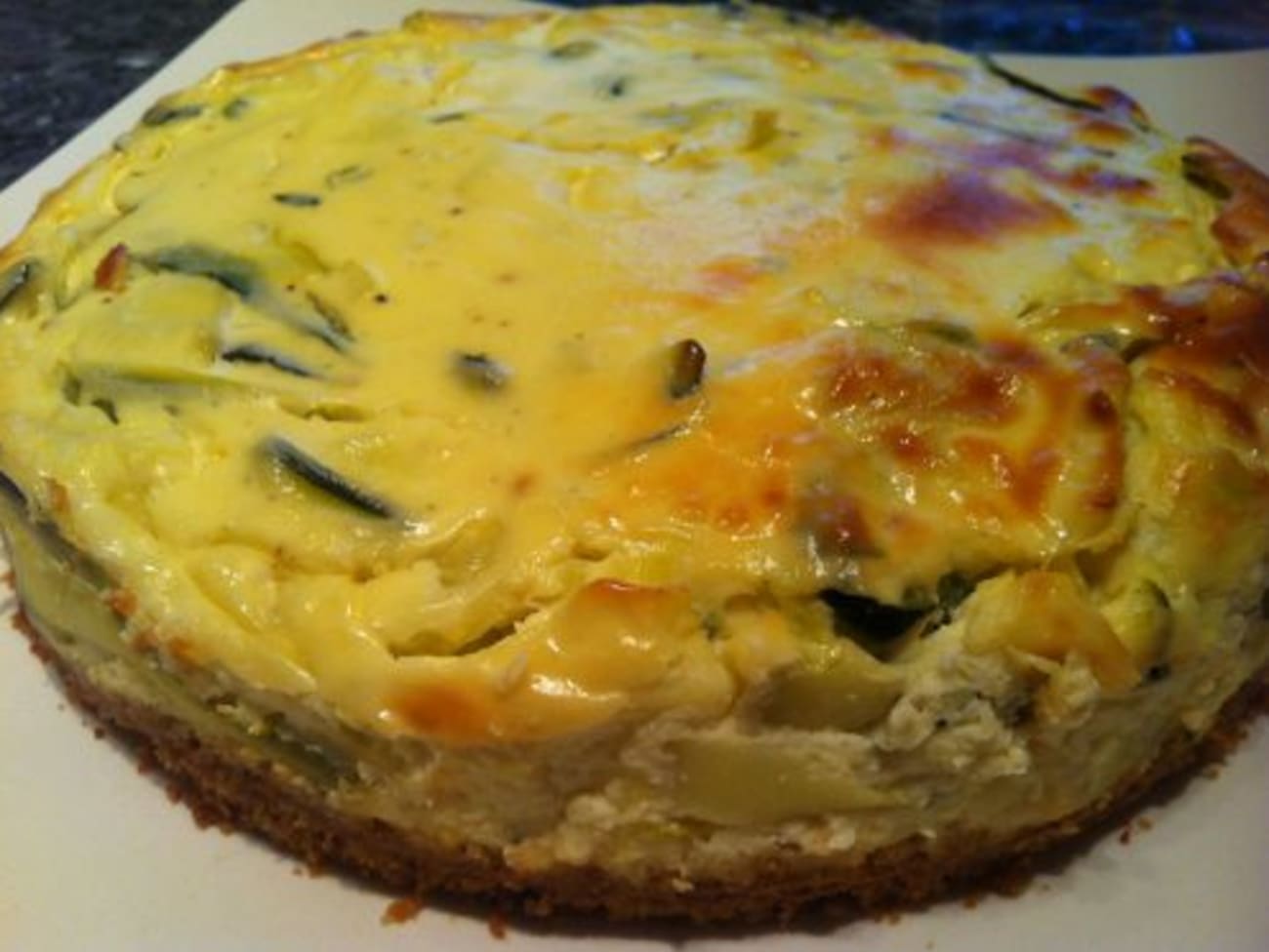 CheeseCake au chèvre et aux courgettes Recette par MissFriendise