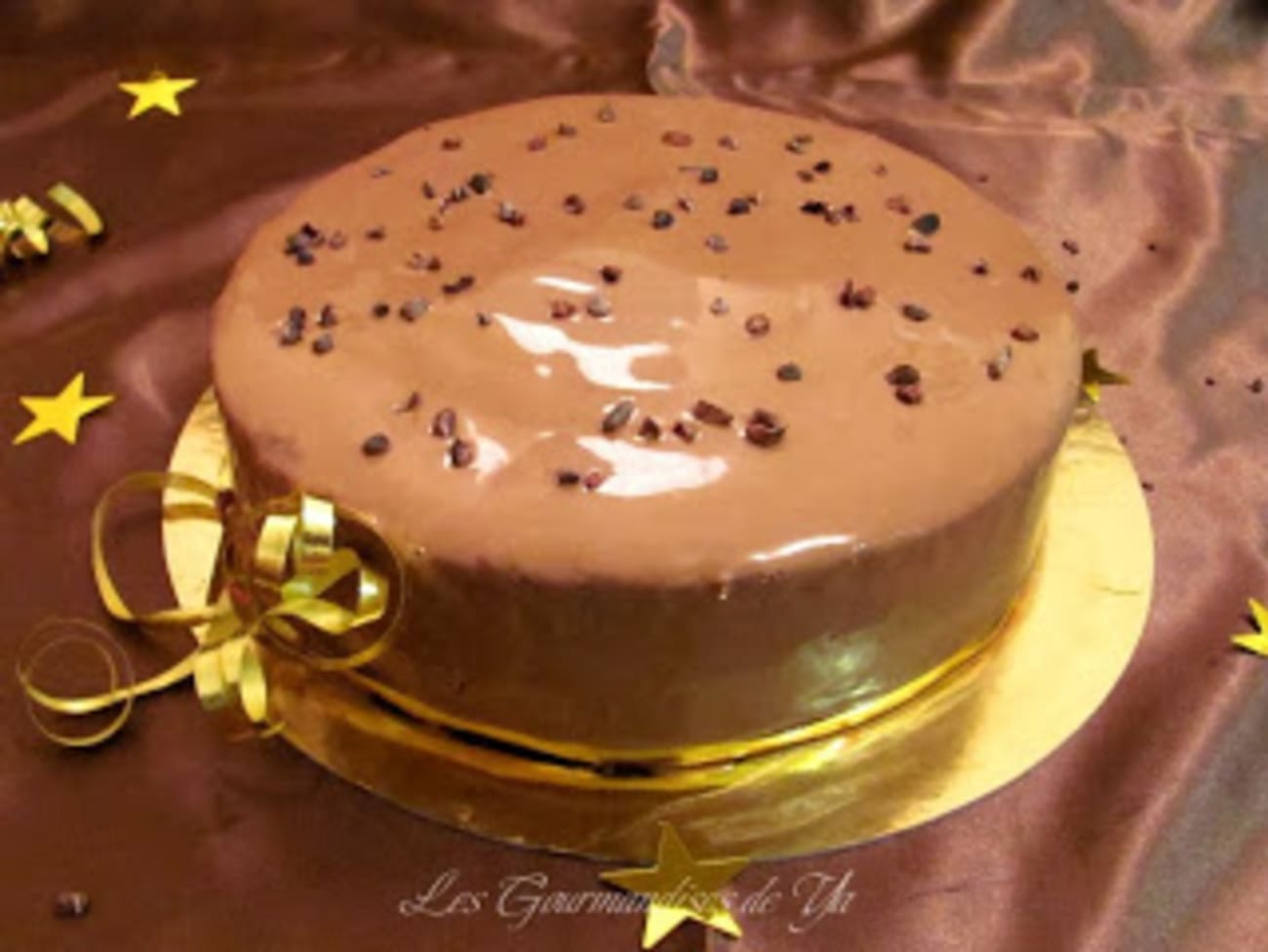 Entremets chocolat, insert au caramel au beurre salé - Rock The