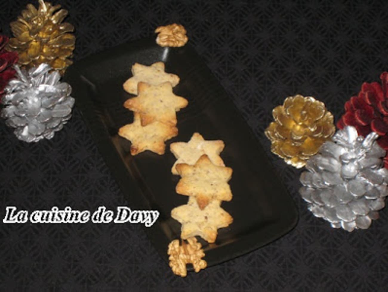 Etoiles aux noix - Recette par Davy