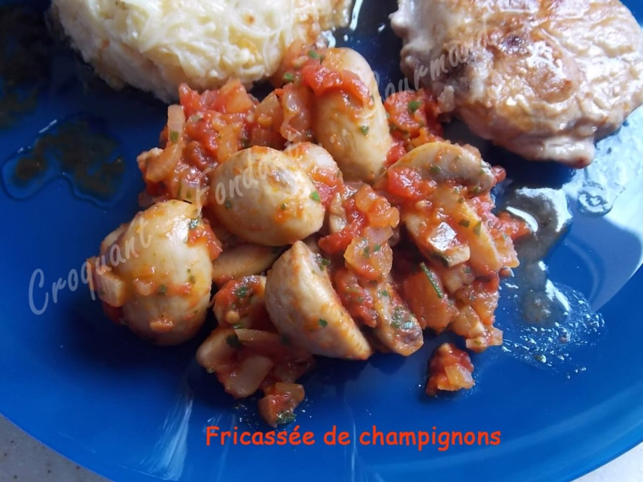 Recette Fricassée de champignons