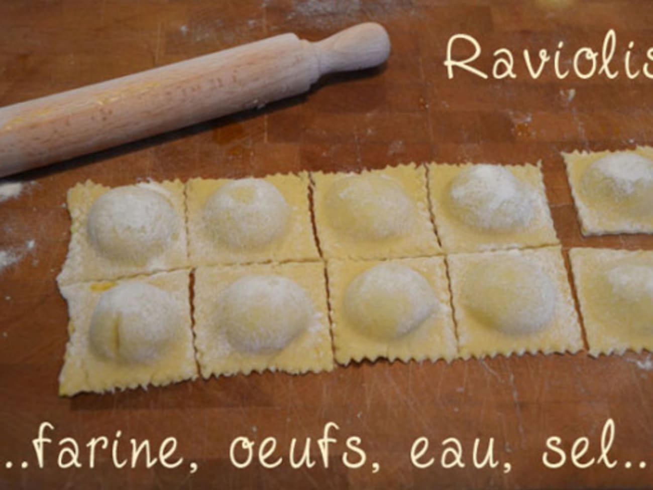 Confectionner des ravioles - Recette des ravioles - Recette par Chef Simon