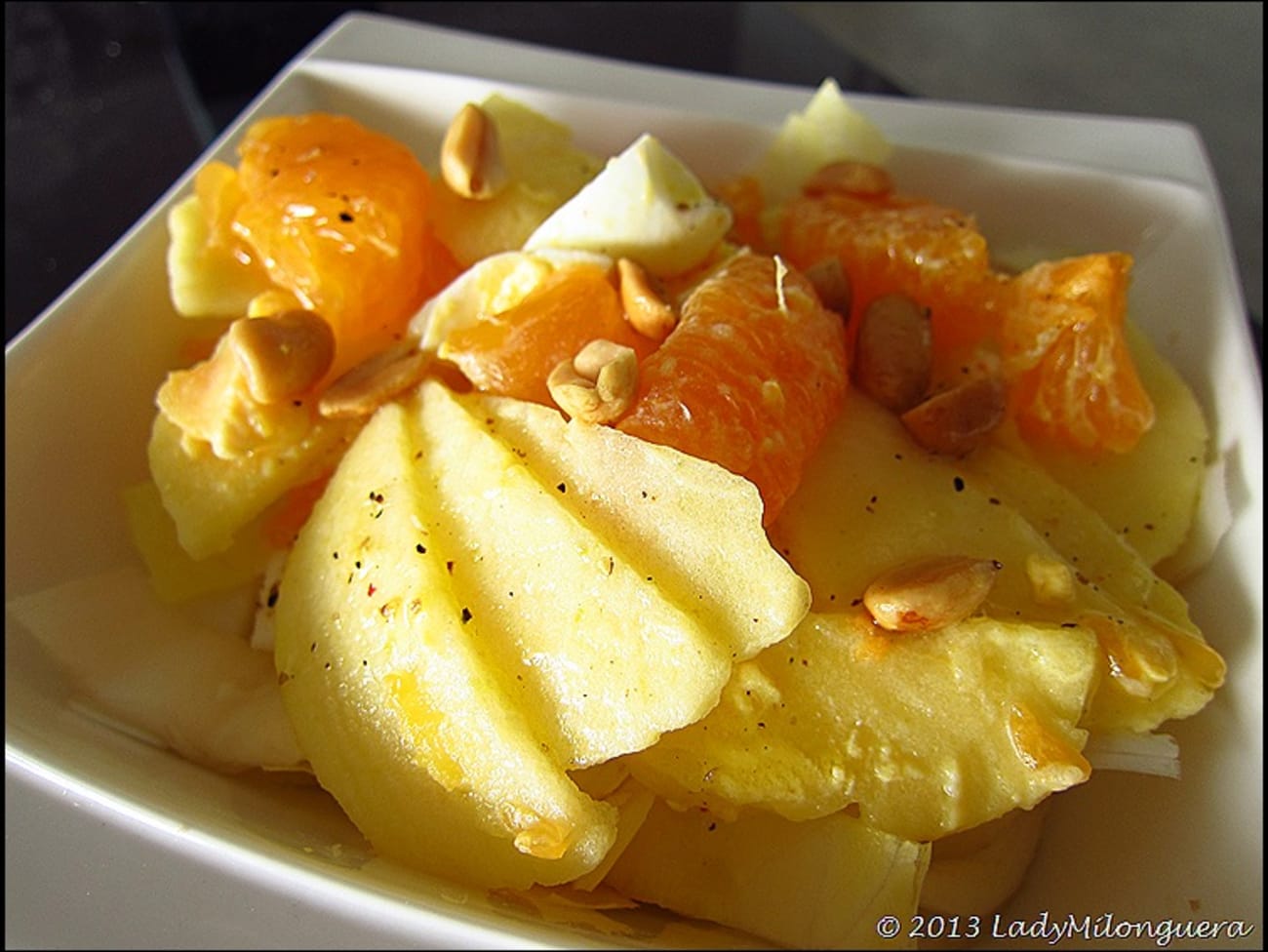 Poêlée d'endives aux gambas et pommes fruits pour 4 personnes - Recettes -  Elle à Table