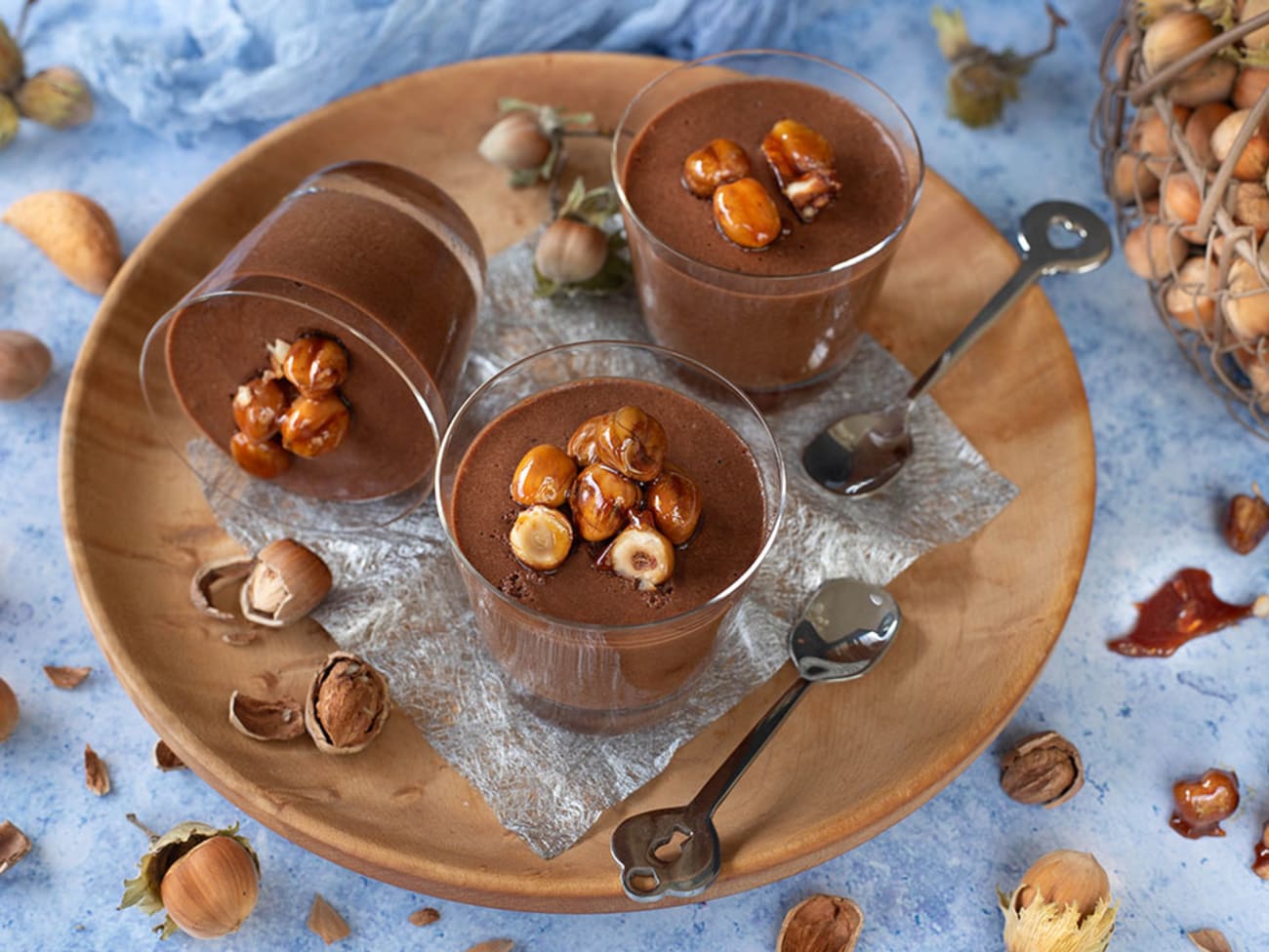 Recette - Mousse au choco praliné au grand marnier et sucre