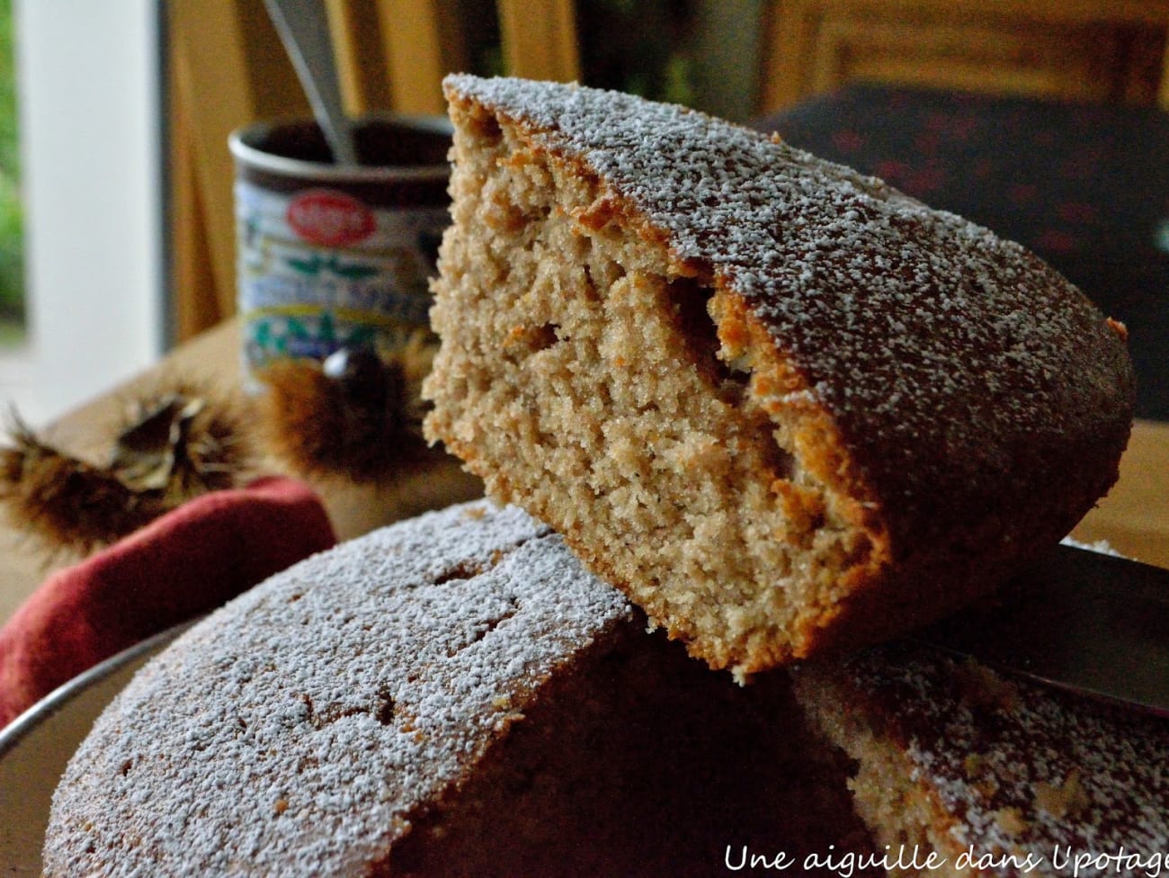 Moelleux à la farine de châtaigne - Recette gâteau ardéchois