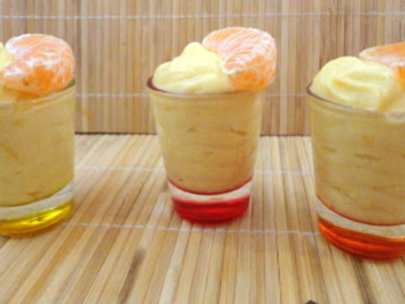 mousse légère à la clémentine