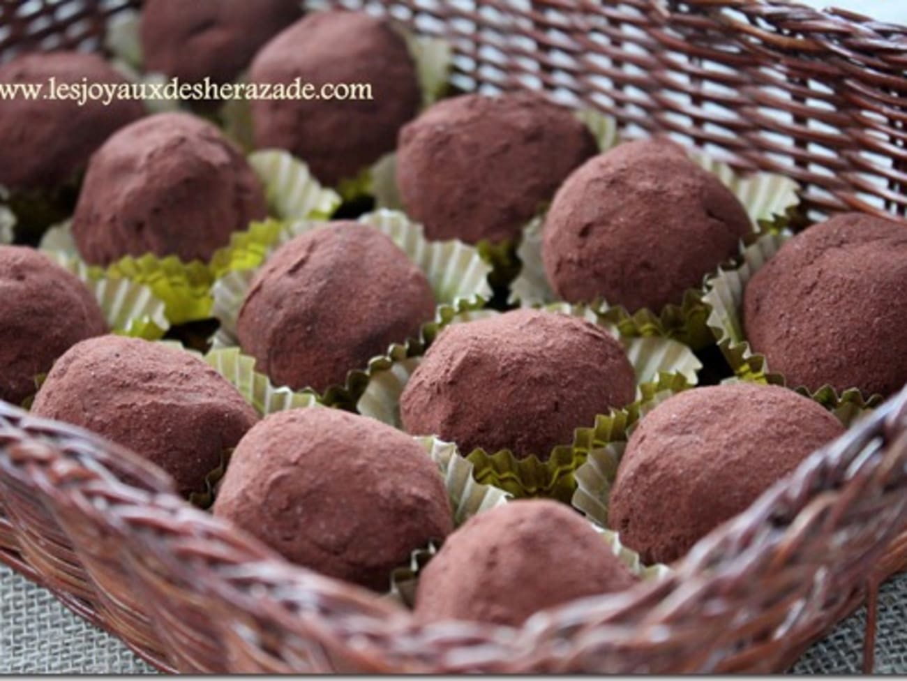 Truffes à la crème chocolatée