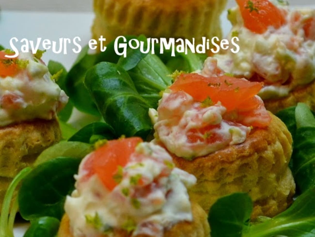 Recette de Petites bouchées apéritives au saumon