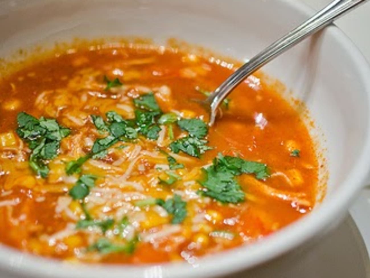 Soupe tortilla au bouillon de poulet Recette par Streetfood et