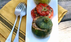 Nos recettes de courgettes rondes idéales pour farcis provençaux