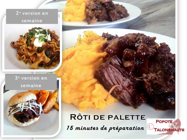 Roti De Palette Mijoteuse Janette Bertrand Recette Roti De Palette Mijoteuse Avec Soupe A L Oignon