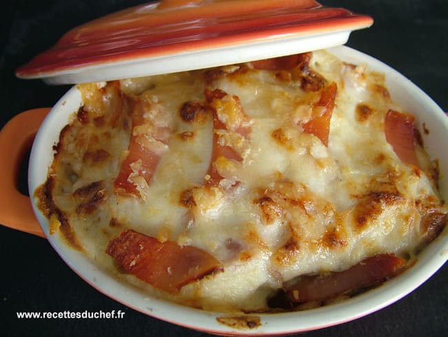 Mini Cocotte De Gratin De Chou Fleur Jambon Cru Et Parmesan Recette Par Recettes Du Chef