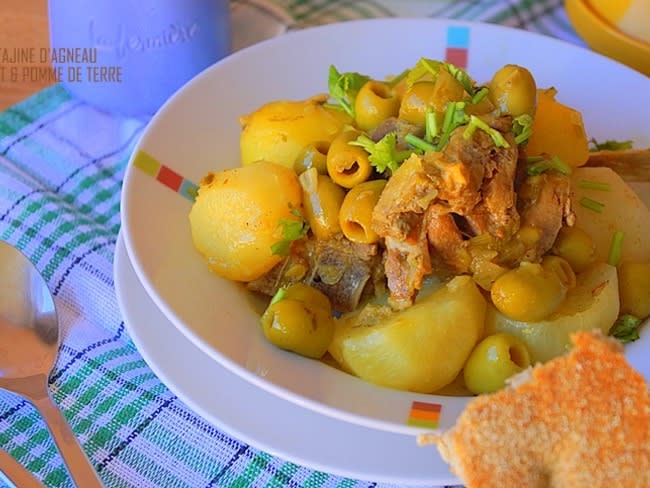 Tajine Agneau Pomme De Terre Tajine D Agneau Aux Navets Pommes De Terre Et Olives Recette Par Auxdelicesdupalais