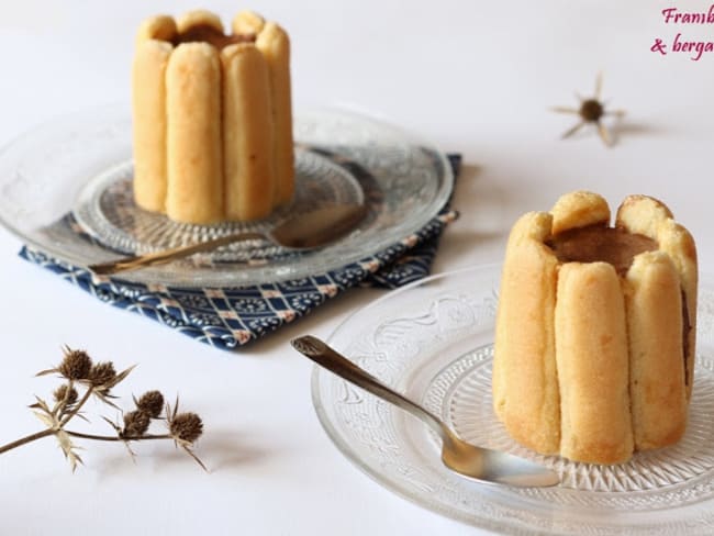 Mini Charlottes Chocolat Chataigne Recette Par Framboises Et Bergamote