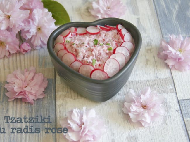 Tzatziki de radis roses