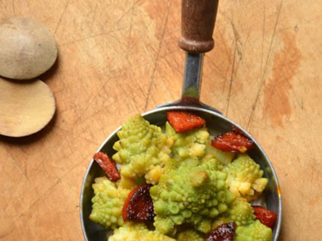 Poelee De Choux Romanesco Recette Par Petite Cuillere Et Charentaises