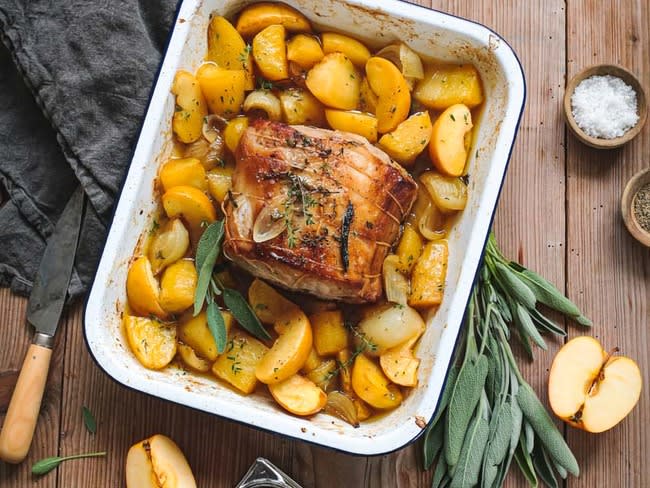 Rôti De Porc Pomme De Terre Au Roaster