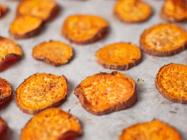 Chips Patates Douce Au Four