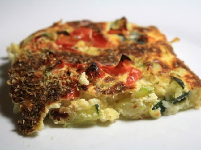 Quiche Sans Pate Courgette Tomate Tarte Sans Pate Courgettes Tomates Parmesan Et Origan Recette Par Les Delices De Letiss