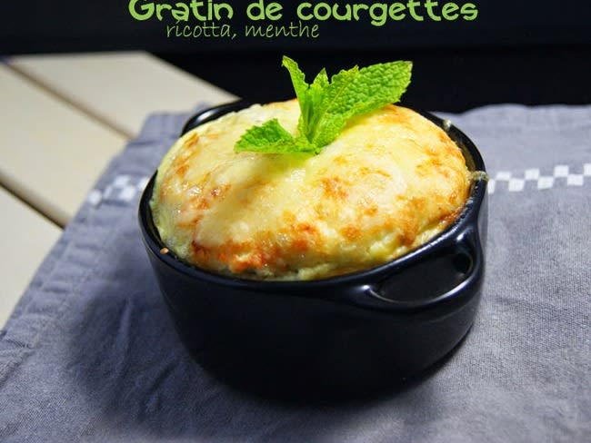 Gratin De Courgettes à La Ricotta Gratin De Courgettes Ricotta Menthe Recette Par Tchoup Cooking