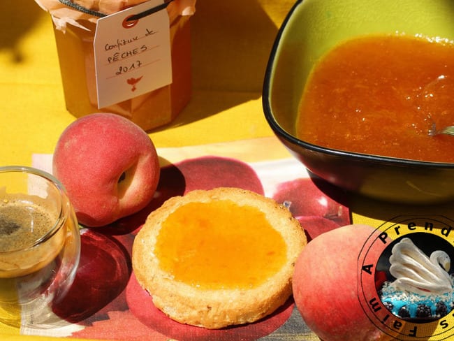 Recette Confiture De Peche De Vigne à L'ancienne