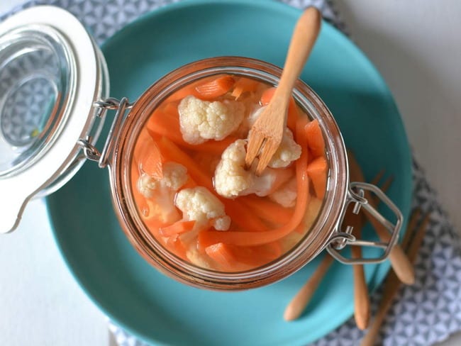 Légumes croquants aigres-doux au vinaigre - Recette par Recettes de