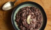Riz noir au lait d'amande