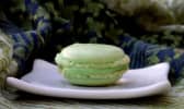 Macaron chocolat blanc et verveine