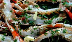 Langoustines au four