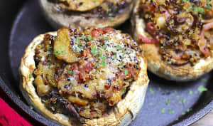 Des champignons farcement bons