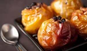 Des desserts de fruits d'hiver