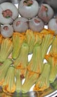 Fleurs de courgettes farcies