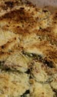 Crumble saumon courgettes