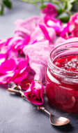 Confiture de pétales de rose