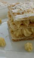 Mille feuille crème chiboust 