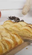 Tarte briochée aux pommes