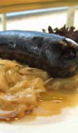 Boudin noir sur assiette