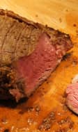 Rosbif (rosbeef) coupé en fines tranches