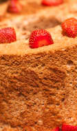 Angel cake chocolat fraise