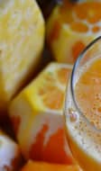 Jus de fruits orange ananas